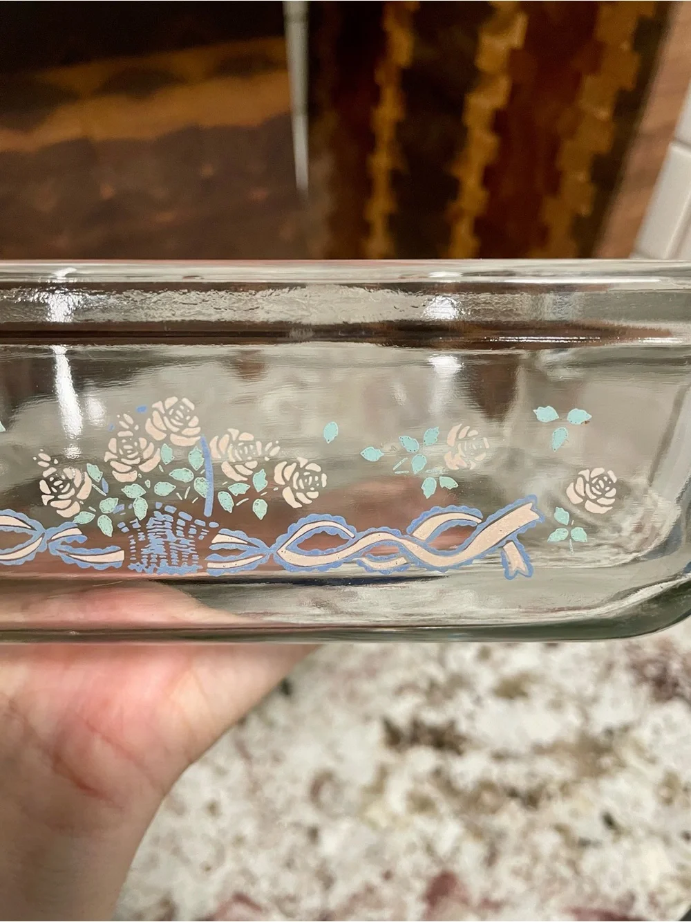 Vintage 1989 Anchor Hocking square baking dish